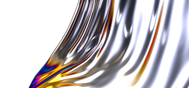 Renkli yanardöner arkaplan ile soyut akışkan gümüş malzeme