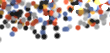 Soyut Renkli Çemberler Beyaz Arkaplan Sanatsal Tasarımı Bulanık