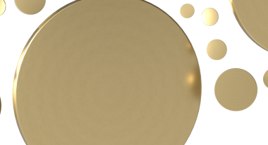 Modern tasarım kavramları için soyut altın daireler arka planı