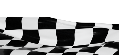 Damalı bayrak sallama bitiş çizgisi, motor sporu, yarış şampiyonluğu kutlamaları