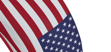 Beyaz Arkaplan Karşısında Yıldızları ve Çizgileri Gösteren Amerikan Bayrağı Ayrıntıları