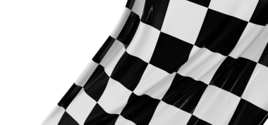 Damalı Bayrak Dalgalama Yarışı Bitiş Çizgisi Beyaz Çizgi Tasarımı