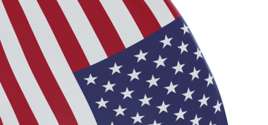 Amerikan Bayrak Ayrıntıları: Beyaz Arkaplanda Bağımsızlık Günü Sembolü