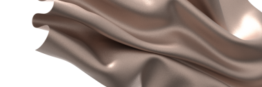 Pürüzsüz ve yumuşak dalgalı kahverengi renkli zarif kumaş.