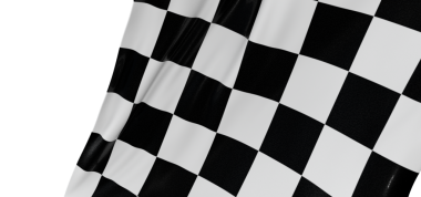 Damalı bayrak, hız ve zaferin arka plan sembolü