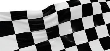 Damalı bayrak sallama arka plan yarış bitiş konsepti