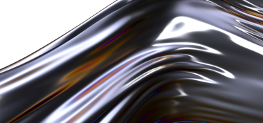 Sanatsal Tasarımlar Yansımaları ile Soyut Parlak Metal Yüzey