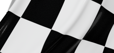 Damalı Yarış Bayrağının Hareketi ve Hızını Göster