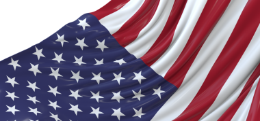 ABD 'nin Bağımsızlık Günü Konseptinde Amerikan Bayrağı Dalgalanıyor