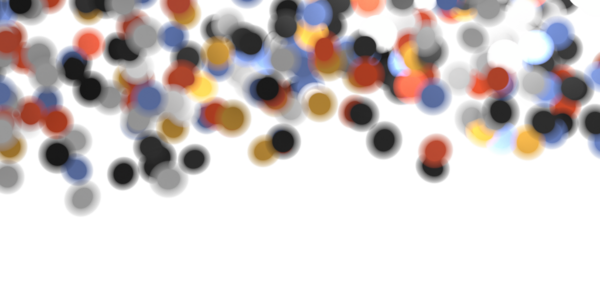 Tasarımlar için Soyut Renkli Bokeh Efekti