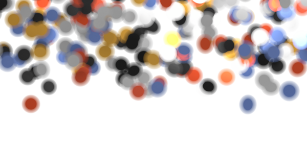 Beyaz Arkaplan Üzerinde Soyut Renkli Bokeh Efekti, Sanatsal Biçim