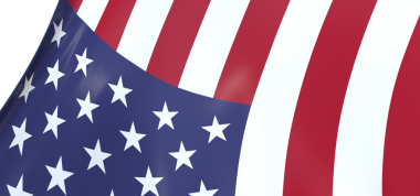 Amerikan Bayrağı Ayrıntıları Yıldızları ve çizgileri gururla sallıyor