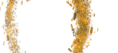 Soyut Altın Yıldızlar Beyaz Arkaplanda Parıltı Efektiyle Sağanak Altında