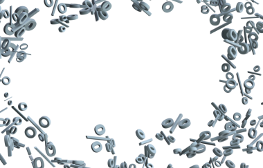 Beyaz Arkaplan Üzerinde Soyut Yüzde İmza Tasarımı