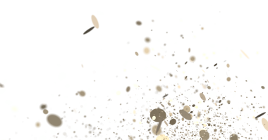 Soyut Parçacıklar Zarif Tasarım için Beyaz Arkaplanda Patlıyor