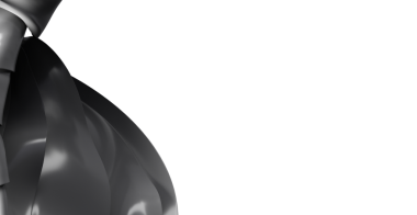 Soyut Metal Eğrisi: Parlak Yüzeyli Çağdaş Tasarım Elementi