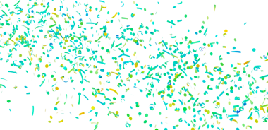 Kutlamalar ve parti etkinlikleri için renkli konfeti arka planı
