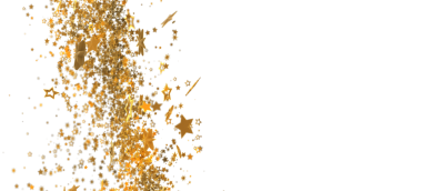 Beyaz Arkaplanda Altın Yıldız Konfeti: Kutlama Kavramı