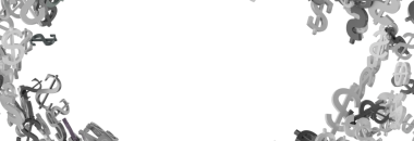 Finansal Temalar için Copyspace ile Soyut Dolar İmza Arkaplanı