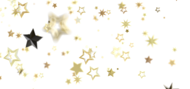 Soyut Altın Yıldızlar Kutlama İçin Beyaz Arkaplanda Yüzüyor