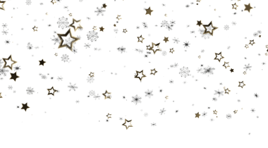 Altın Yıldızlar ve Kar Taneleri Soyut Şenlik Arkaplanı