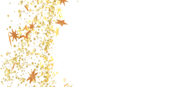 Şenlikli Tasarımlar İçin Beyaz Arkaplanda Parlayan Altın Yıldızlar