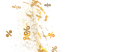 Altın Yüzdelik Semboller Düşüyor, İndirim Soyut Arkaplan