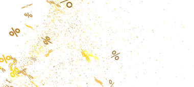 Satış ve İndirim İçin Beyaz Arkaplanda Düşen Soyut Yüzde Sembolleri