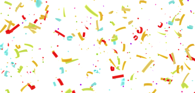 Renkli Konfeti Kutlama İçin Beyaz Arkaplanda Düşüyor