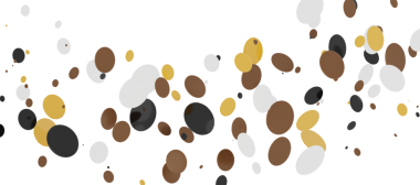 Boş Beyaz Boşlukta Yüzen Soyut Renkli Baloncuklar