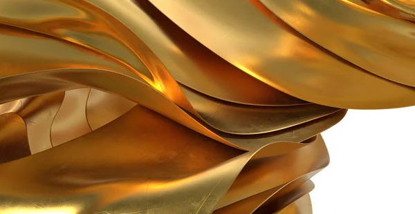 Soyut altın dalgalar arka plan lüks zarif tasarım ayrıntıları