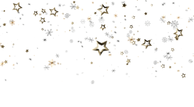 Beyaz Arkaplana Düşen Şenlikli Yıldızlar ve Kar Taneleri Konfeti