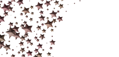 Beyaz arkaplanda kopyalama alanı olan soyut yıldız arkaplan çizimi