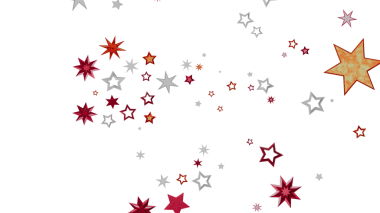 Beyaz şenlik tarzı duvar kağıdı üzerinde soyut yıldız arkaplan tasarımı