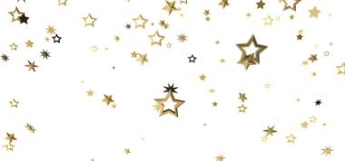 Beyaz Arkaplanda Altın Yıldız Konfeti Kutlama İçin Mükemmel