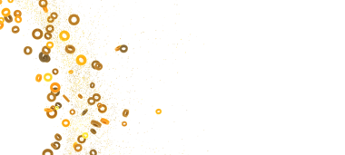Kahverengi ve sarı renkli halkaları olan soyut arkaplan.
