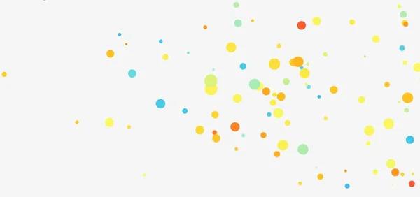 beyaz zemin üzerinde soyut renkli baloncuklar