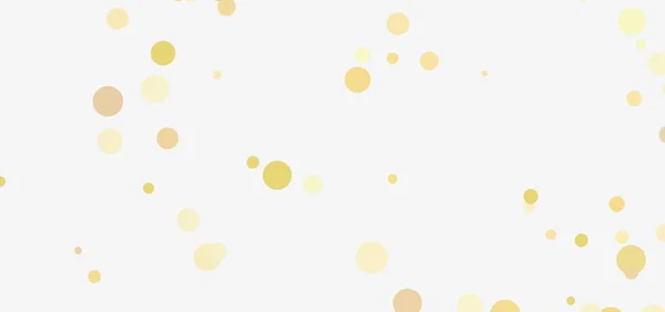 Tasarım için beyaz arkaplanda soyut sarı daireler