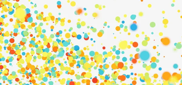 Daireleri ve noktaları olan renkli soyut konfeti arkaplanı