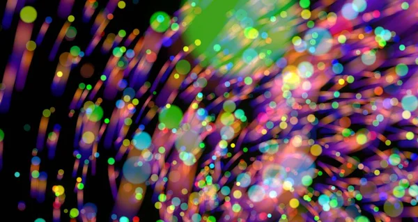 Soyut Renkli Bokeh Işık ve Hareket Arkaplanı