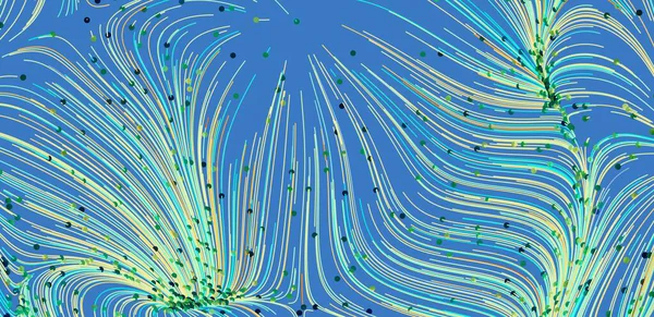 Soyut Mavi Satır Sanat Arkaplanı