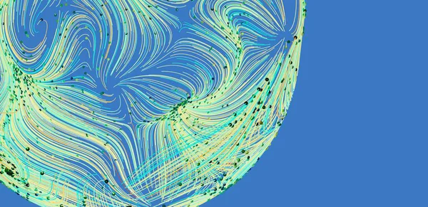 Soyut Girdap Çizgileri Arkaplanı