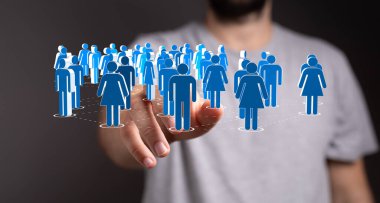 Sosyal Bağlantıda Bağlı Kişilerin Dijital Ağı