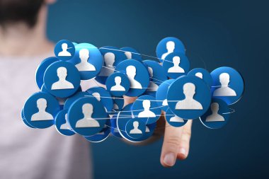 Sosyal Medya Topluluğunu Temsilen Halkla İlişkiler Ağı Elle Gösteriliyor