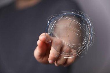 Dijital Küre Temsiline Dokunma: Ağ ve Bağlantı Konsepti