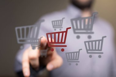 Alışveriş Arabası Konsepti Seçimi: Çevrimiçi Satın Alma Dijital Seçimi