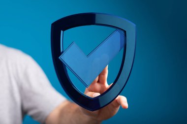 Koruma kavramı için işaretli dijital güvenlik kalkanı