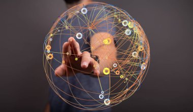 Küresel Ağ 'a Dokunmak: Dijital Küre ile El Etkileşimi