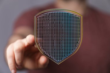 Dijital Veri Koruma Kalkanı Konsepti: Siber Güvenlik ve Teknoloji