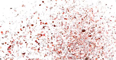 Kırmızı Yüzdelik Konfeti Patlama Arkaplanı